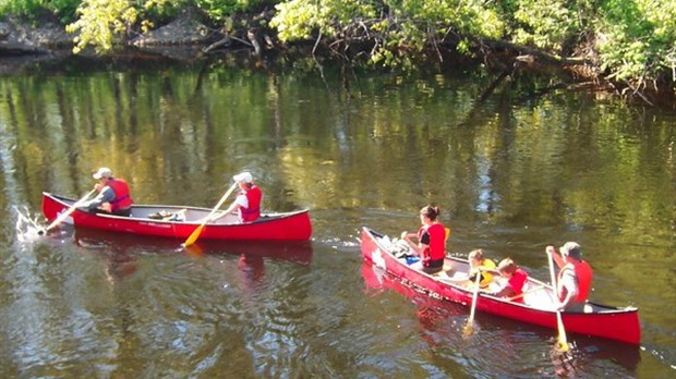 Descente de la rivière St-François en canot ou kayak