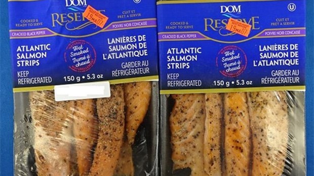 Rappel de lanières de saumon de marque Dom Reserve en raison de la bactérie Listeria monocytogenes