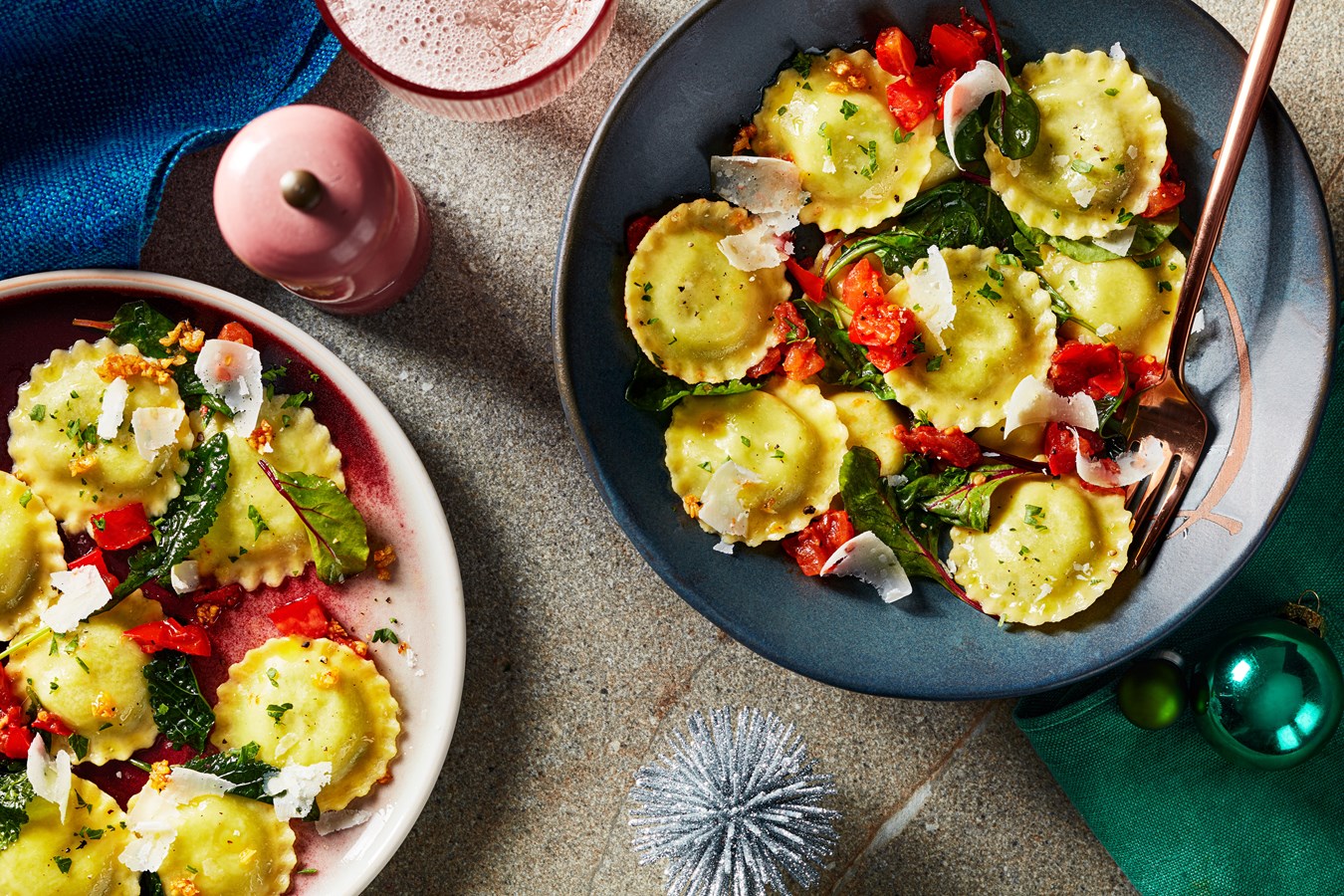 Un plat de pâtes italien classique pour les Fêtes
