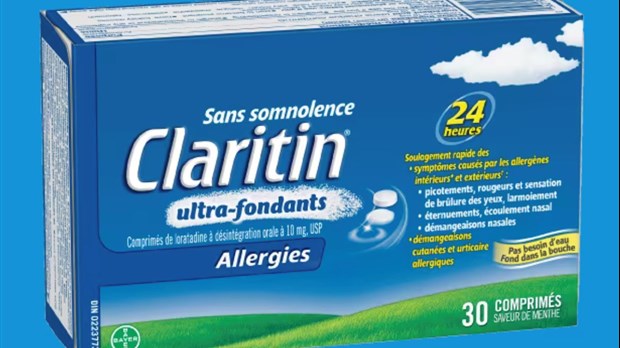 Rappel de «Claritin® Ultra-foundants 10 mg» 