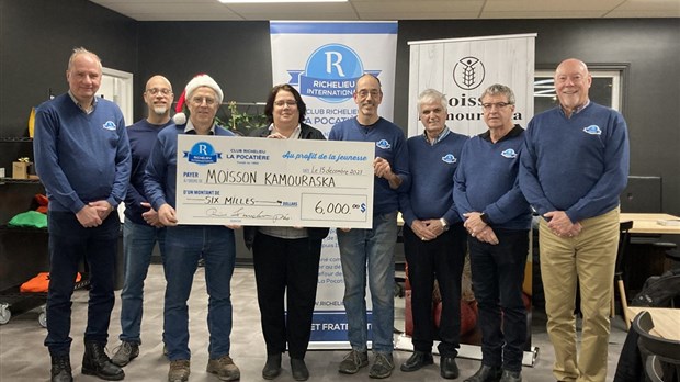  Le Club Richelieu remet 6000 $ à Moisson Kamouraska