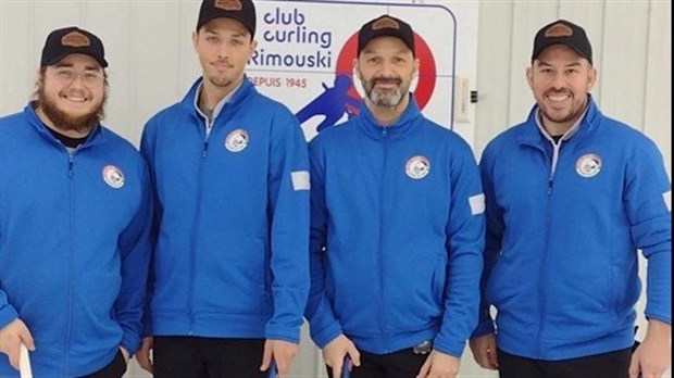 Curling : une équipe louperivoise victorieuse à Rimouski 