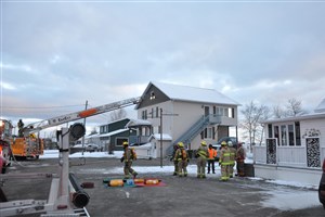 Incendie à Saint-Alexandre-de-Kamouraska