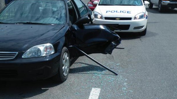 Accrochage sur la rue Lafontaine à Rivière-du-Loup