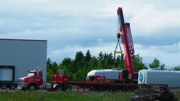 Les nacelles d'éoliennes en route pour l'Ontario