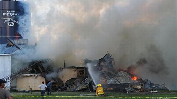 Incendie à St-Arsène