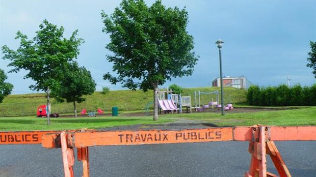 Travaux au Parc des Pruches