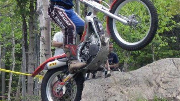 Compétition de trial à Notre-Dame-du-Portage