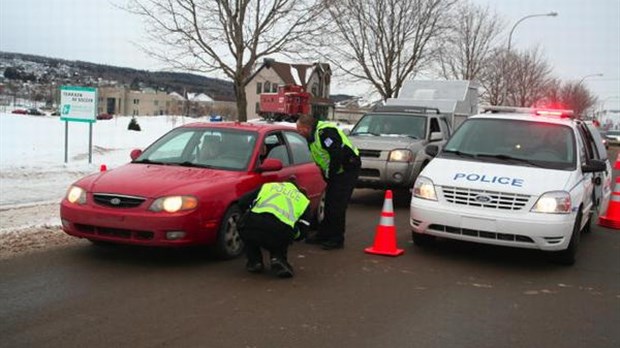 Opération « Pneus d'hiver » à Rivière-du-Loup