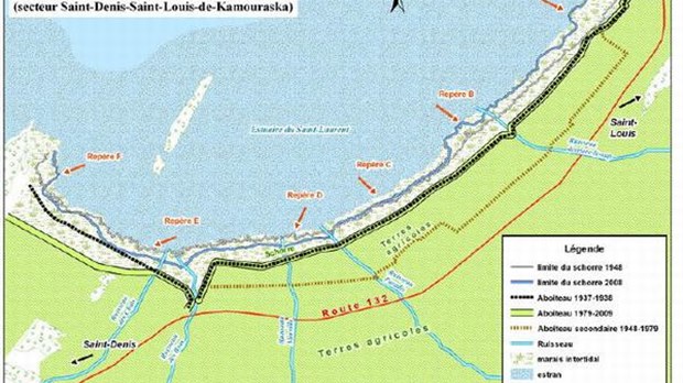 Menaces sur la baie de Kamouraska