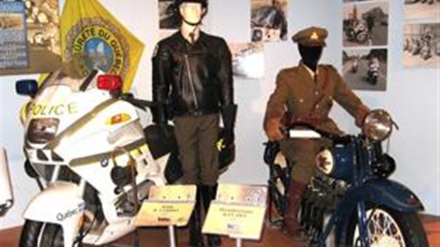 La SQ au musée de la moto de Saint-Jean-Port-Joli