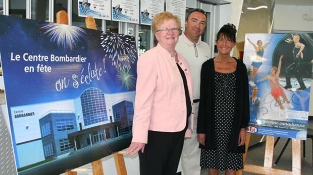 Joannie Rochette, les Remparts et L’Océanic pour l’inauguration du Centre Bombardier