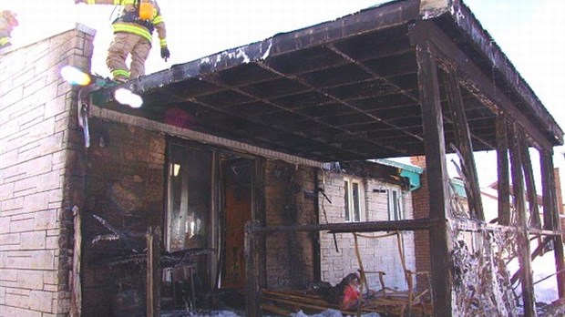 Incendie à Dégelis