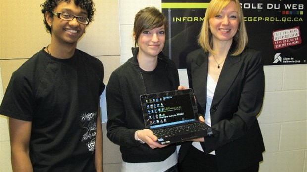 Le concours de l'École du Web fait une gagnante