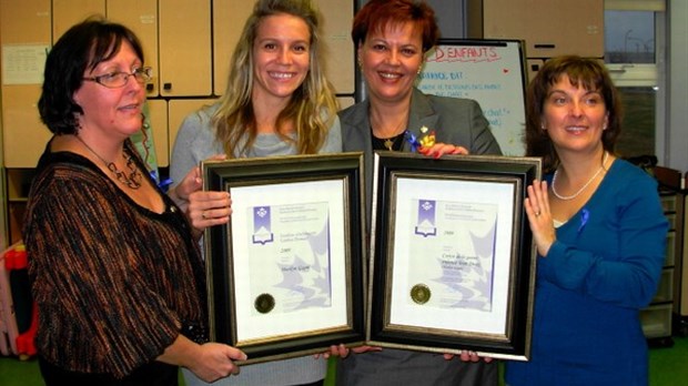 Marilyn Gagné honorée par un prix d'excellence en éducation de la petite enfance