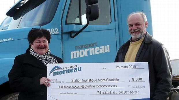 Levée de fonds Mont-Citadelle : Transport Morneau répond à l’appel