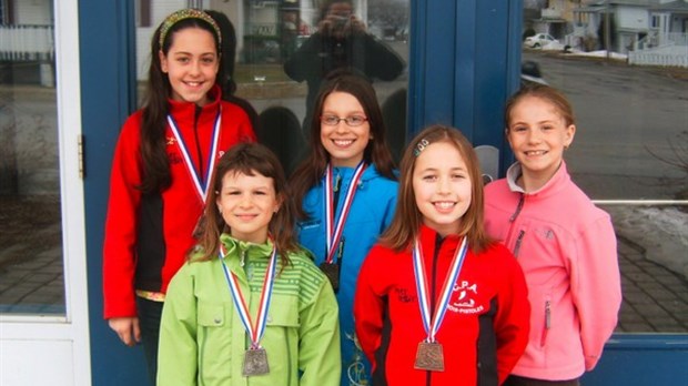 6 Étincelles sur le podium à Matane