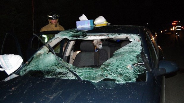 Accident sur la route 289