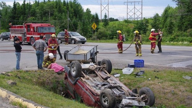 Deux blessés dans un accident face au « Big Stop Irving »