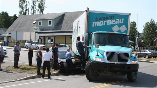 Accrochage sur la rue des Cèdres