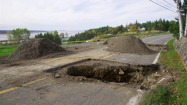 Glissement de terrain : les analyses se poursuivent