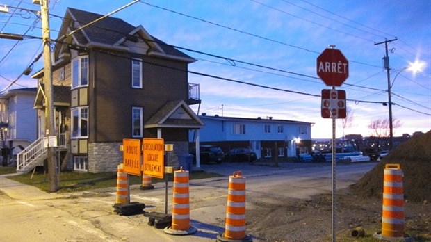 Fermeture d'une section de la rue Frontenac