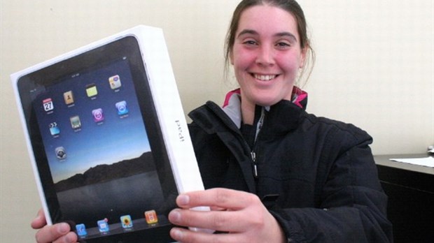 Nancy Guérette remporte le iPad!