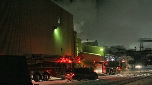 Début d’incendie chez F.F. Soucy