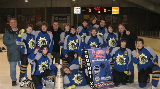 L'équipe Prelco championne du tournoi NAPA-Autopro
