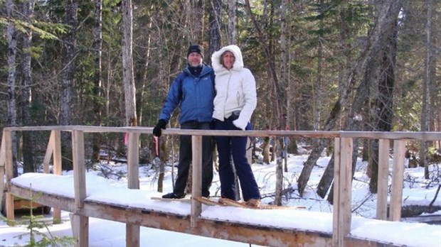 Une randonnée en raquettes au sentier ornithologique Le Bec Errant