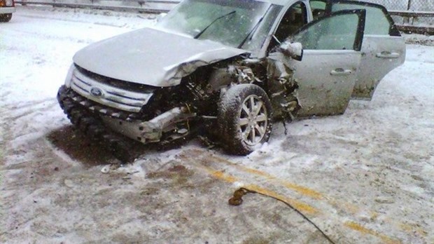 Accident à Dégelis
