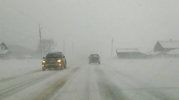 Conditions routières difficiles
