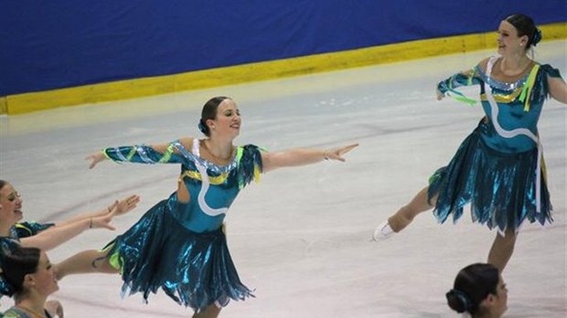 Marie-Philippe Nadeau, championne canadienne en patinage synchronisé