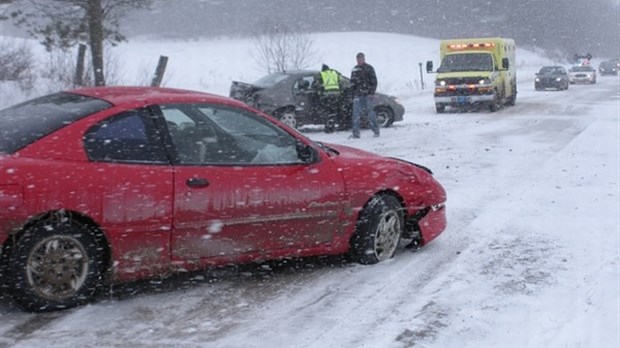 Une perte de contrôle suivie d'une collision