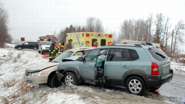 Collision à Témiscouata-sur-le-Lac
