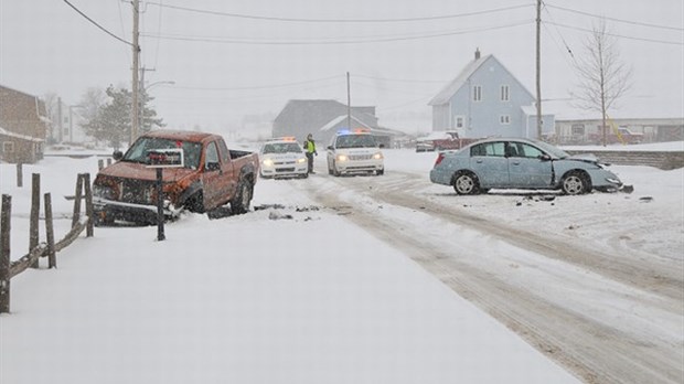 Collision frontale sur le Chemin des Raymond