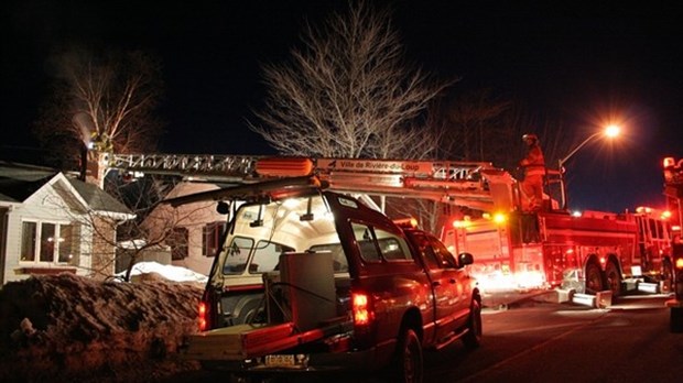 Feu de cheminée à Rivière-du-Loup