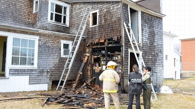 Incendie à Sainte-Françoise: un geste criminel