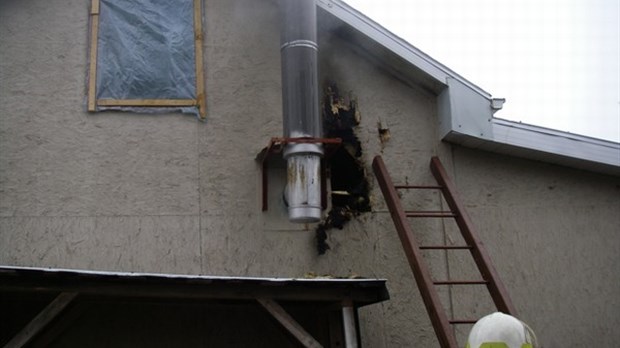 Incendie dans un chalet de L'Isle-Verte