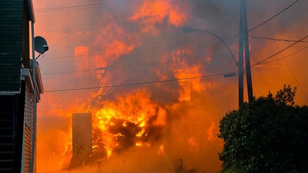 L'incendie Calko en photos