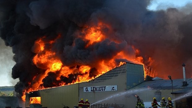 Incendie à Saint-Philippe-de-Néri
