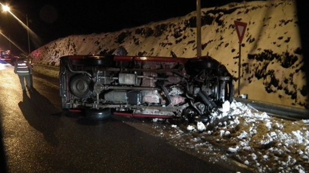 Accident à Dégelis