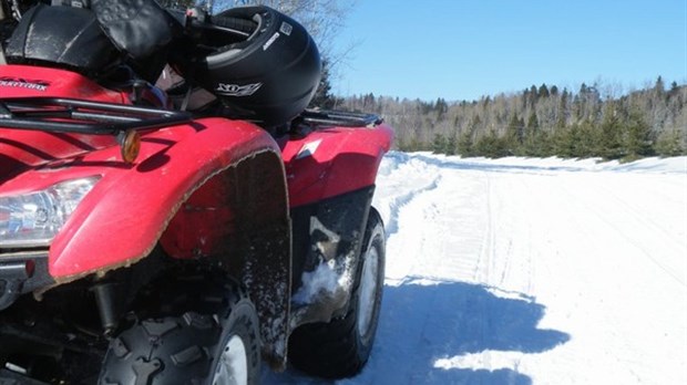 Les quads pourront se rendre dans le secteur du Parc Cartier