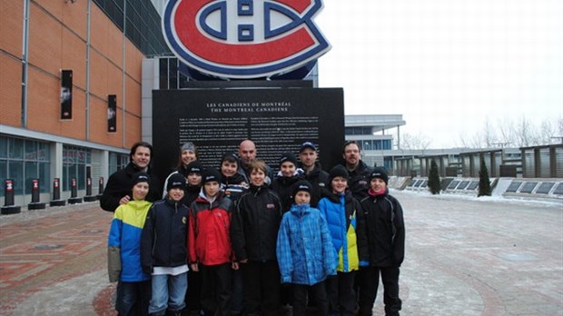Des pee-wee au Centre Bell