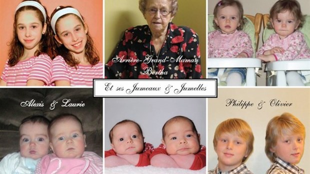 5 couples de jumeaux dans la même famille!