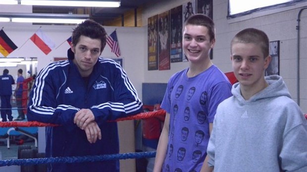 Anthony Larouche et Émile Déry au Championnat canadien juvénile
