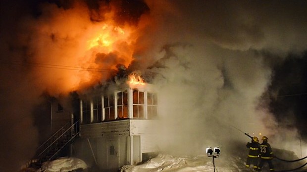 L'incendie de Rivière-Bleue est suspect