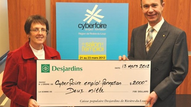La Caisse de Rivière-du-Loup appuie la Cyberfoire emploi-formation