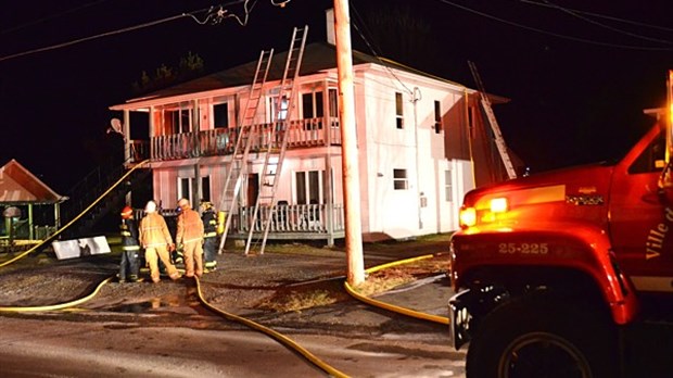 Incendie à Pohénégamook