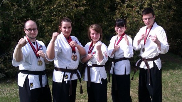 5 athlètes du Karaté Kempo 2000 s'illustrent à Témiscouata-sur-le-Lac